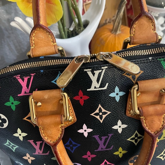 ‼️LOUIS VUITTON Murakami MULTICOLOUR ALMA BAG - Picture 10 of 14